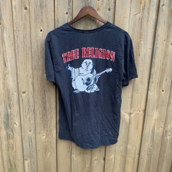 True Religion BIG LOGO T Shirt XL - Picture 3 of 4